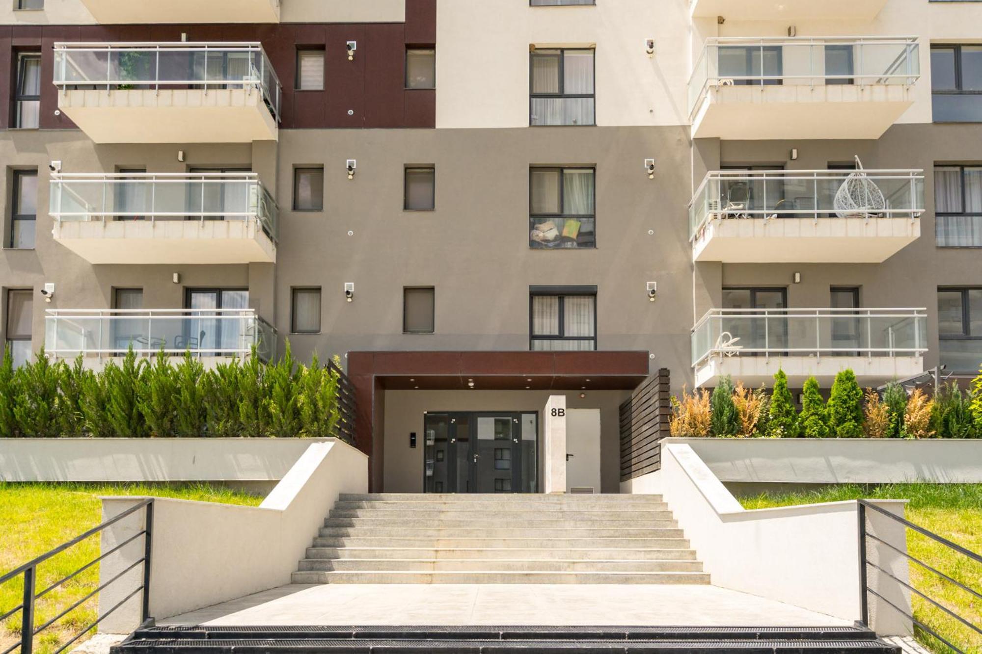 Arrivederci - Elegant 1Br In Belvedere Residence 布加勒斯特 外观 照片
